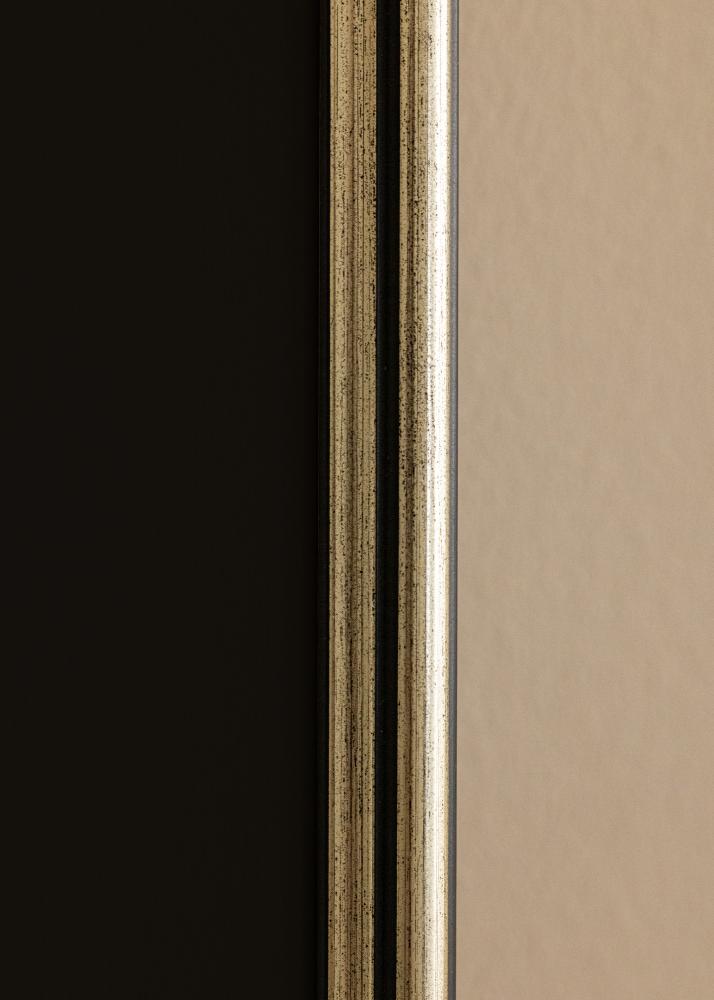 Cadre Horndal Argent 35x50 cm - Passe-partout Noir 25x35 cm