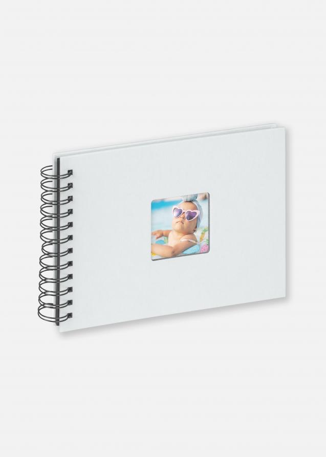 Fun Album bébé Bleu - 23x17 cm (40 Pages Noires/20 feuilles)