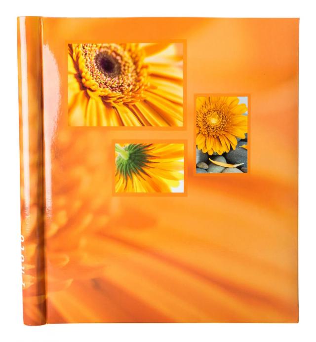 Singo Album autocollant Orange (20 pages blanches / 10 feuilles)