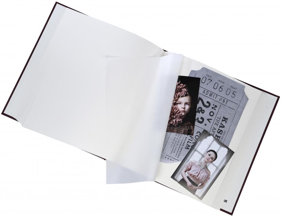 Exclusive Line Maxi Album Bordeaux 30x33 cm (100 pages blanches / 50 feuilles)