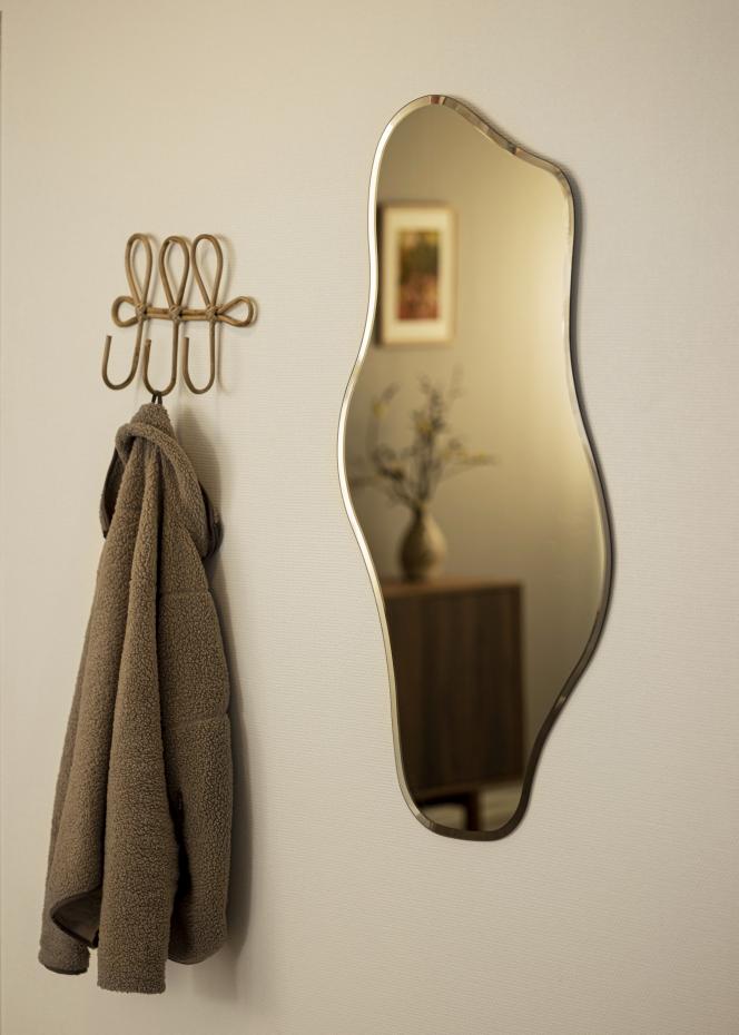 Miroir Wave Gold 55x110 cm