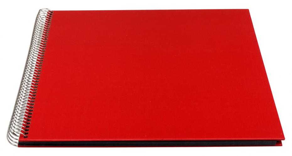 Innova Festival Album photo Rouge - 28x29 cm (60 pages noires / 30 feuilles)