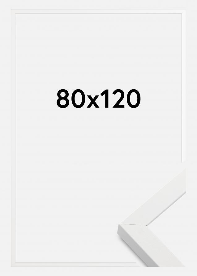 Cadre Amanda Box Verre Acrylique Blanc 80x120 cm