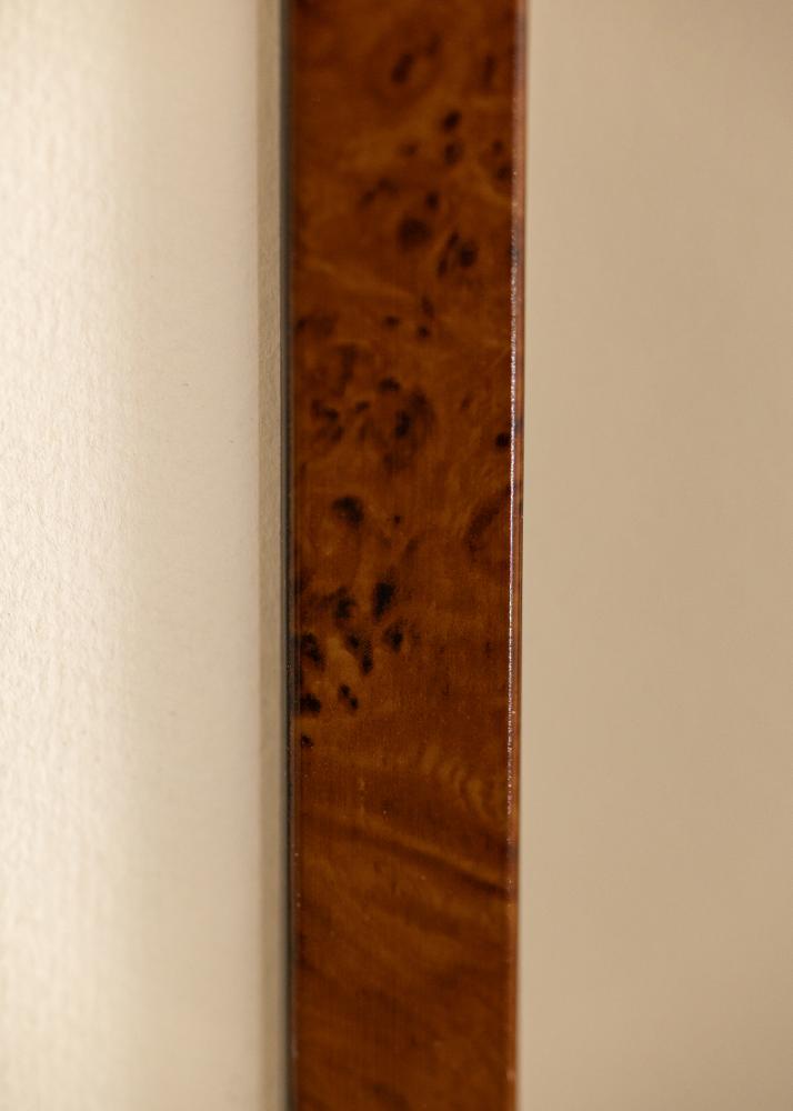 Cadre Ares Verre acrylique Burr Walnut 30x45 cm
