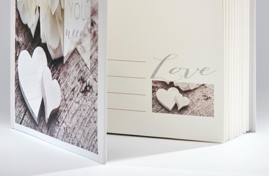Love is all you need - Album photo - 28x30,5 cm (50 pages blanches/25 feuilles)