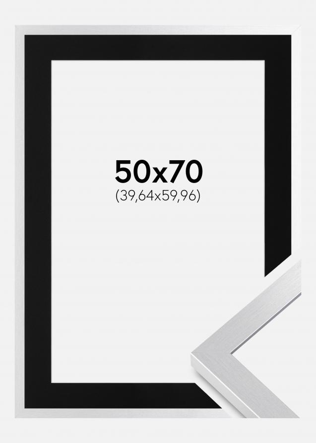 Cadre Selection Argent 50x70 cm - Passe-partout Noir 16x24 pouces