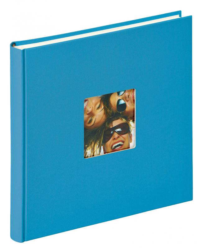 Fun Album Bleu océan - 26x25 cm (40 pages blanches / 20 feuilles)