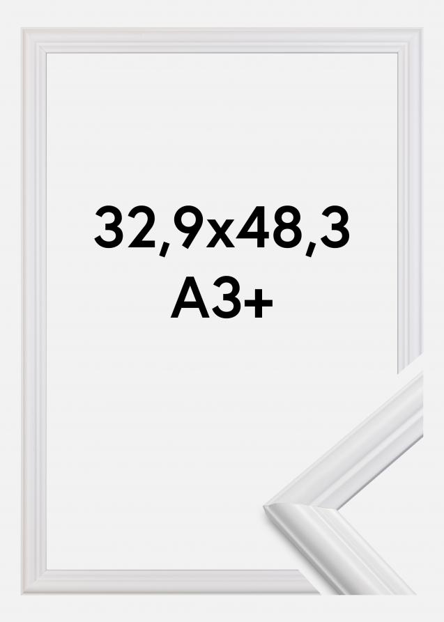 Cadre Siljan Verre Acrylique Blanc 32,9x48,3 cm (A3+)