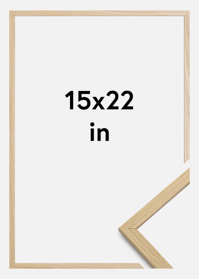 Cadre Edsbyn Verre Acrylique Chêne 15x22 pouces (38,1x55,88 cm)