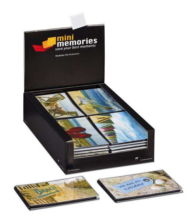 Lot de 36 Mini Memories Album Holiday 6 variantes - 40 images en 10x15 cm -