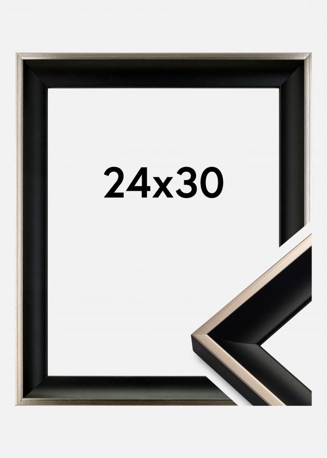Cadre Öjaren Noir-Argent 24x30 cm
