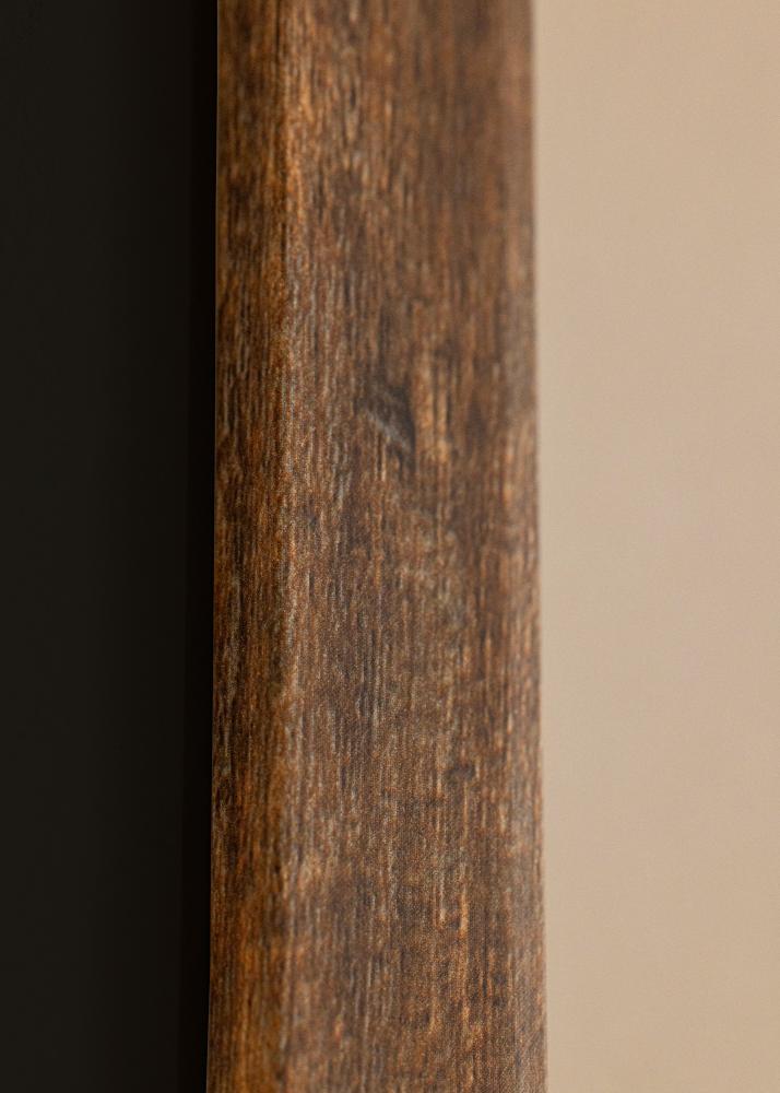 Cadre Fiorito Washed Oak 70x100 cm - Passe-partout Noir 62x93 cm