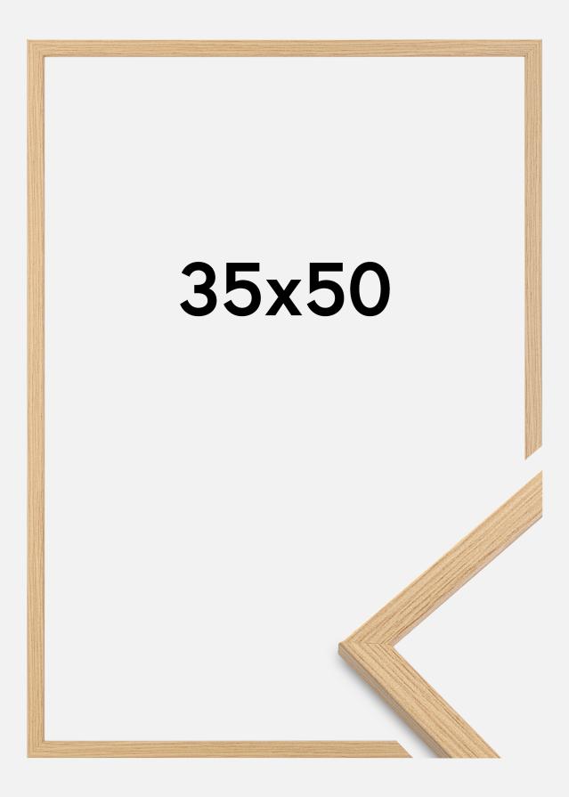 Cadre Valbo Verre Acrylique Chêne 35x50 cm