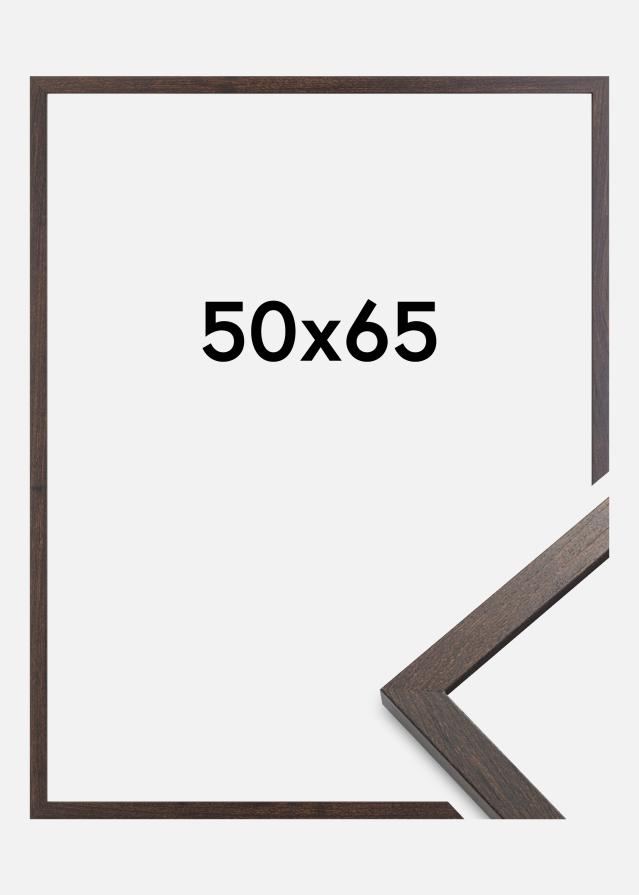 Cadre Trendy Verre Acrylique Noyer 50x65 cm