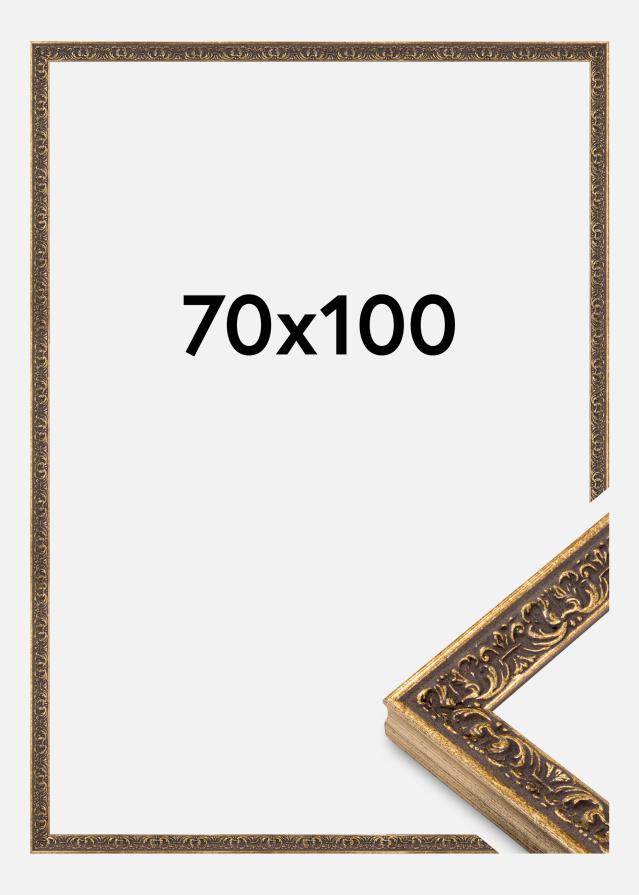 Cadre Amber Verre acrylique Argent 70x100 cm