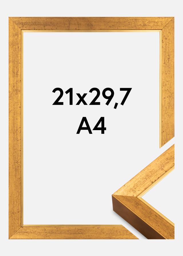 Cadre Brema Verre acrylique Or 21x29,7 cm (A4)