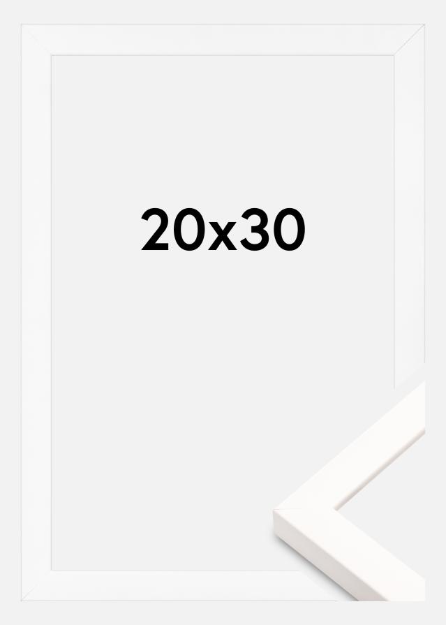 Cadre Brooke Verre Acrylique Blanc 20x30 cm
