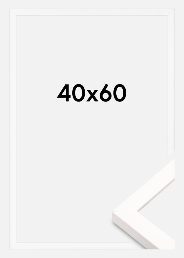 Cadre Brooke Akrylglas Blanc 40x60 cm