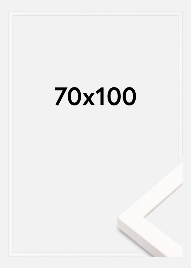 Cadre Brooke Verre Acrylique Blanc 70x100 cm