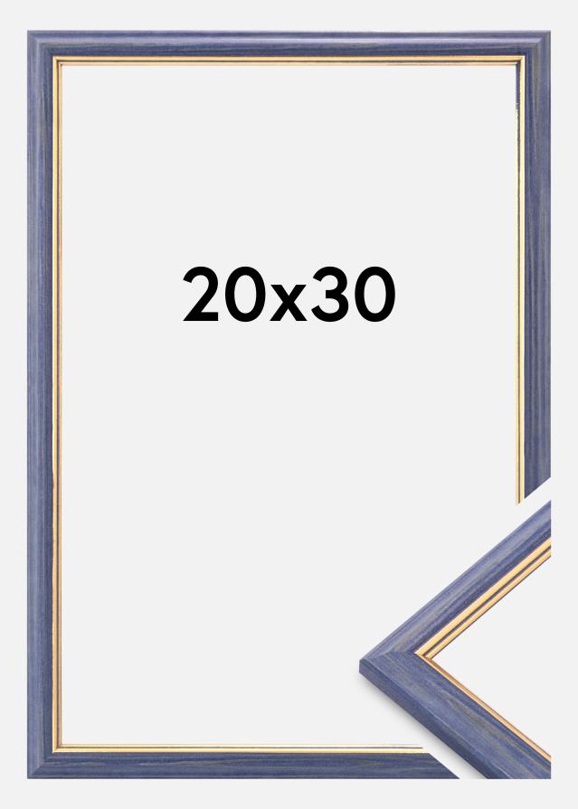 Cadre Claudia Verre acrylique Bleu 20x30 cm