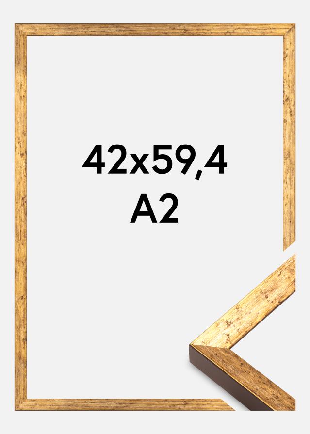 Cadre Dune Verre acrylique Or 42x59,4 cm (A2)