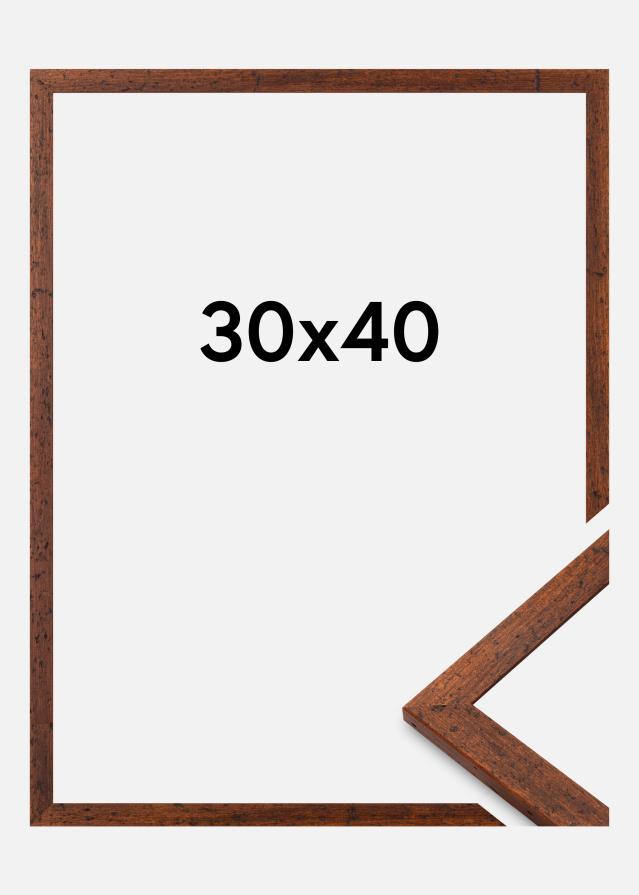 Cadre Humphrey Verre acrylique Brun 30x40 cm