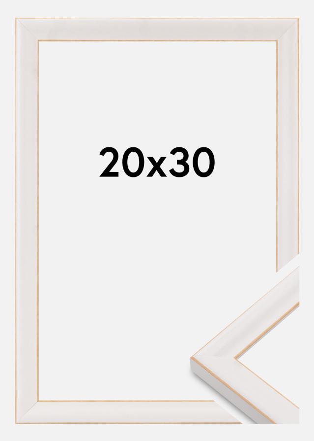 Cadre Marie Claire Verre Acrylique Blanc 20x30 cm