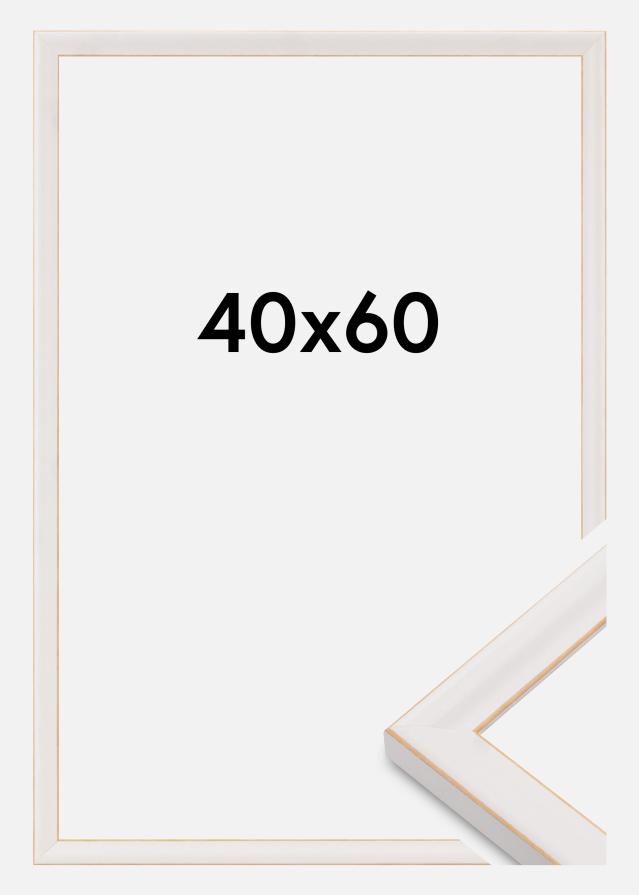 Cadre Marie Claire Verre acrylique Blanc 40x60 cm