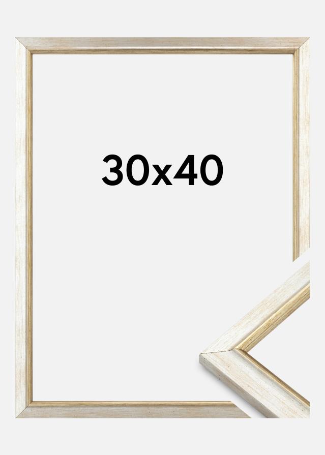 Cadre Marisa en verre acrylique argenté 30x40 cm