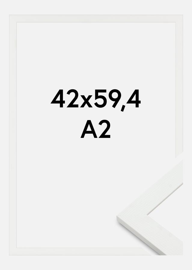 Cadre Sandra Verre acrylique Blanc 42x59,4 cm (A2)