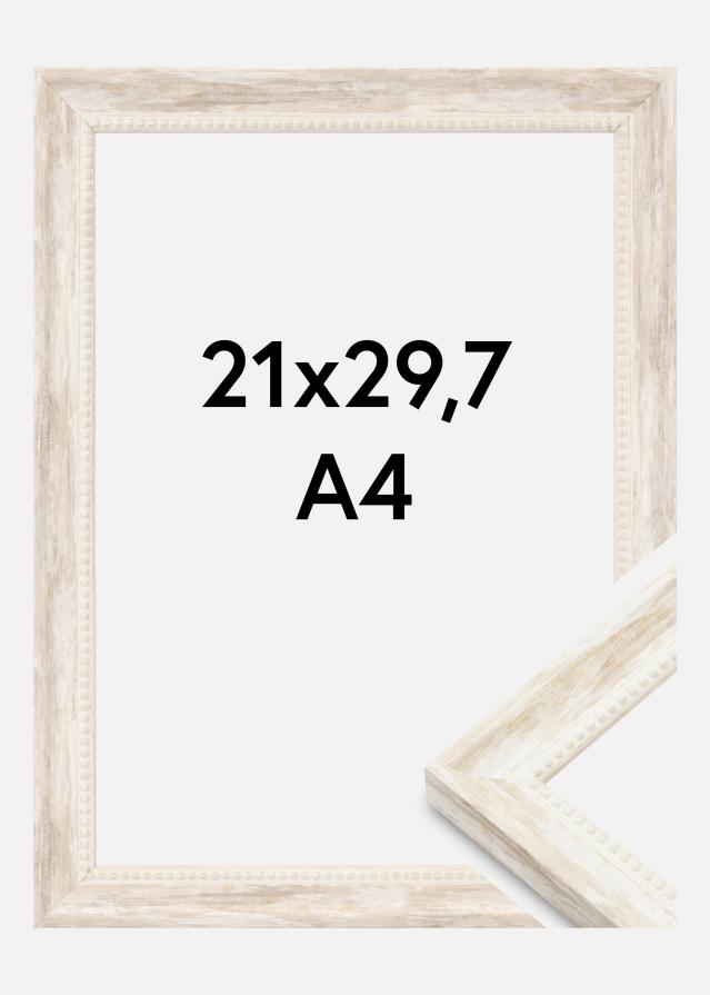 Cadre Soledad Verre acrylique Blanc 21x29,7 cm (A4)