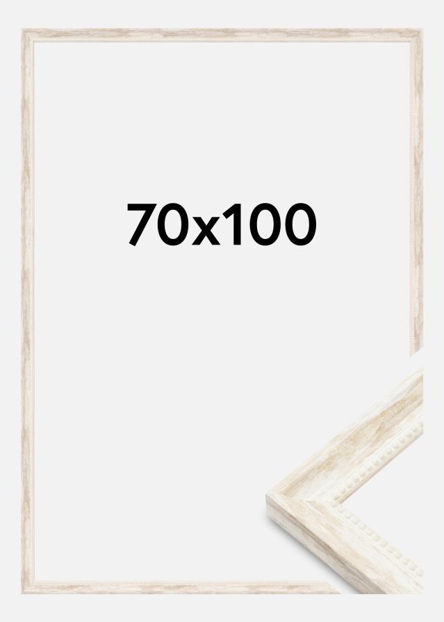 Cadre Soledad Verre acrylique Blanc 70x100 cm