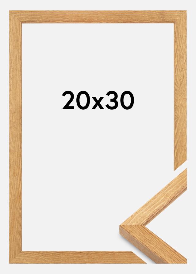 Cadre Tulipa Verre acrylique Chêne 20x30 cm