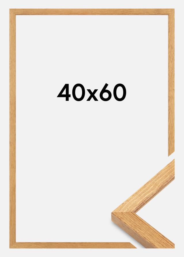 Cadre Tulipa Verre Acrylique Chêne massif 40x60 cm