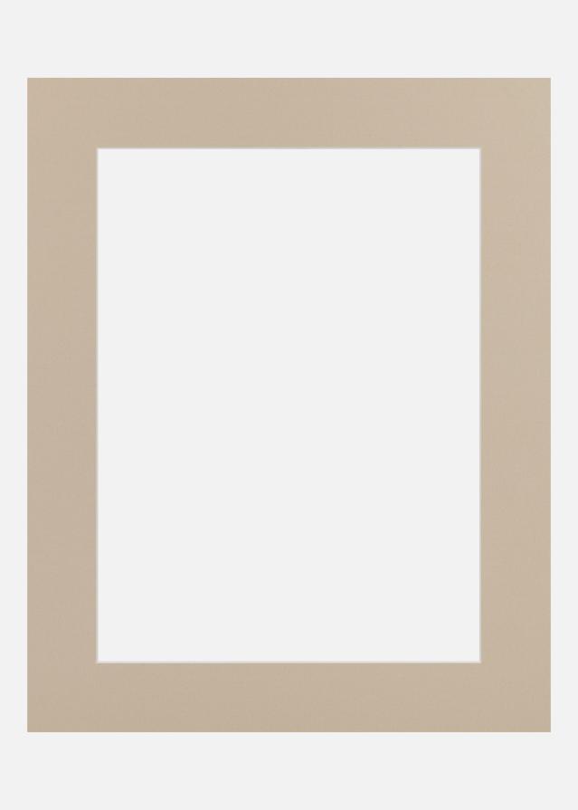Passe-partout Fossil (noyau blanc) 40x50 cm (28,7x41 - A3)
