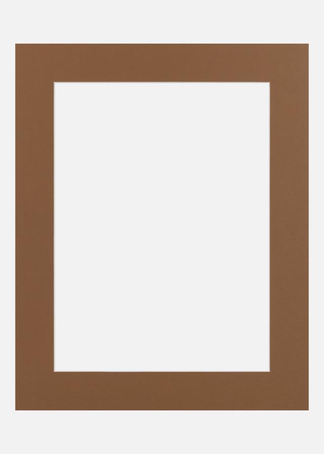 Passe-partout Brown Sugar (noyau blanc) 40x50 cm (28,7x41 - A3)