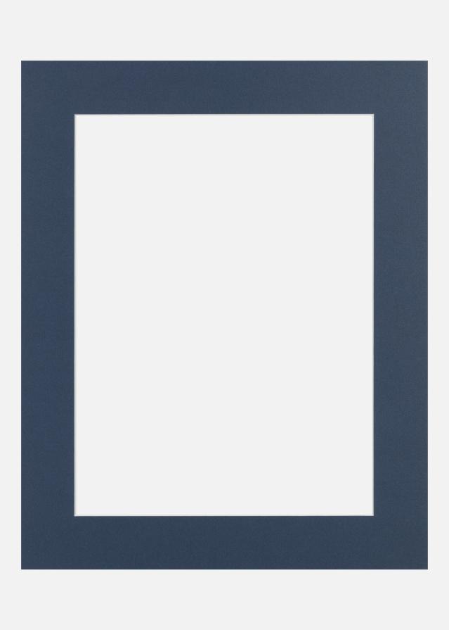 Passe-partout Blue Moon (noyau blanc) 40x40 cm (29x29)