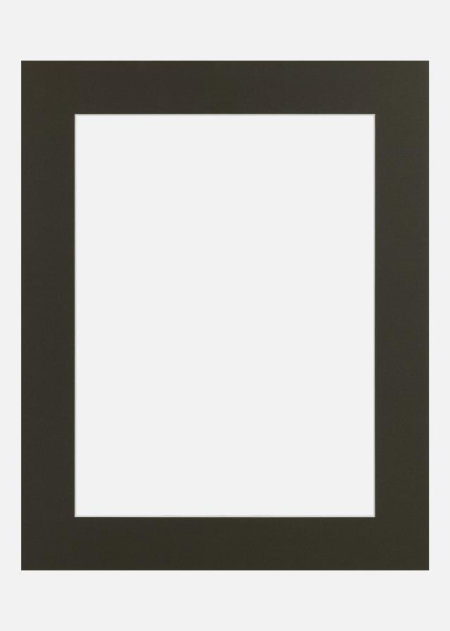 Passe-partout Sierra Olive (noyau blanc) 40x50 cm (29x39)