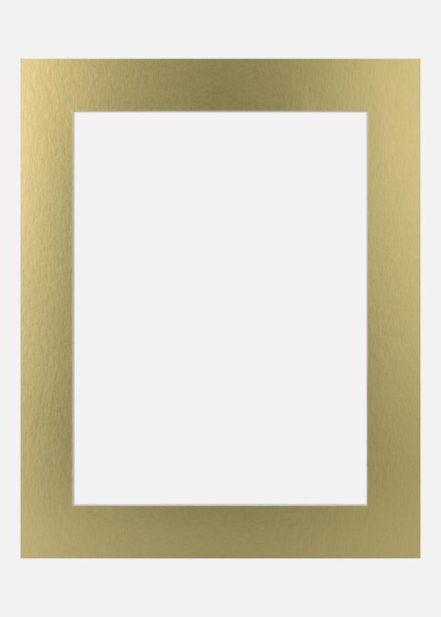 Passe-partout Sun Metal (noyau blanc) 40x40 cm (29x29)