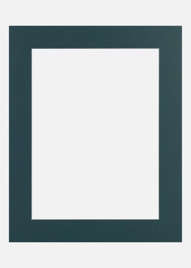 Passe-partout Real Teal (noyau blanc) 40x40 cm (29x29)