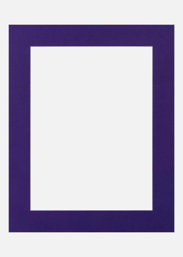 Passe-partout Dark Purple (noyau blanc) 30x40 cm (19x29)