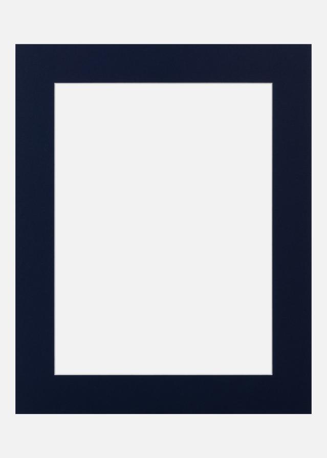 Passe-partout Deep Blue (noyau blanc) A4 21x29,7 cm (14x19)
