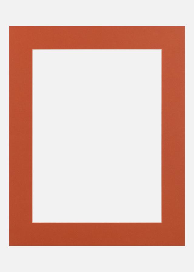 Passe-partout Burnt Orange (noyau blanc) 60x80 cm (49x69)
