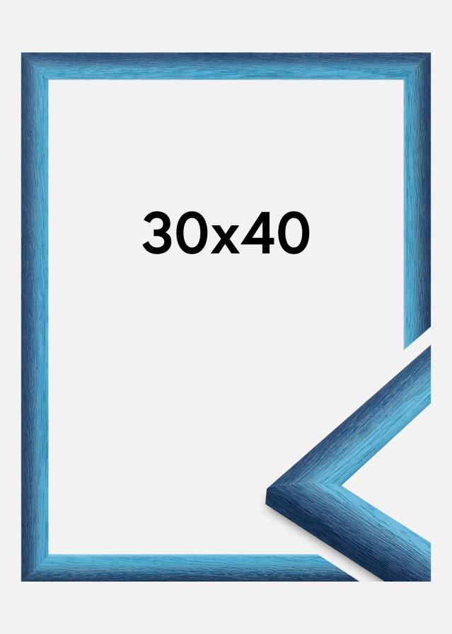 Cadre Cornwall Verre Acrylique Bleu Foncé 30x40 cm