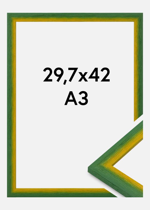 Cadre Cornwall Verre Acrylique Vert 29,7x42 cm (A3)