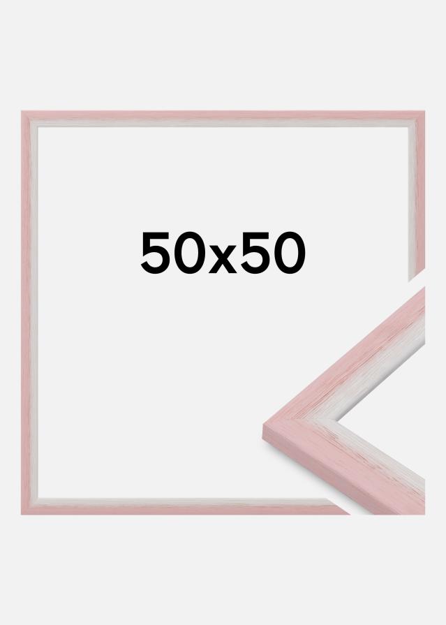 Cadre Cornwall Verre Acrylique Rose 50x50 cm