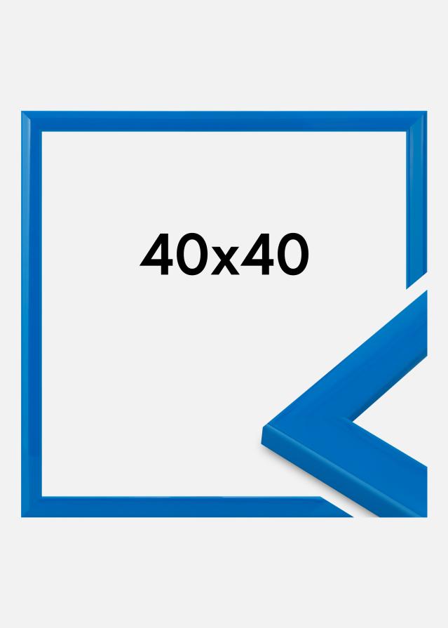 Cadre Dorset Verre Acrylique Bleu 40x40 cm