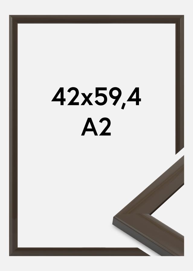 Cadre Dorset Verre Acrylique Gris Foncé 42x59,4 cm (A2)