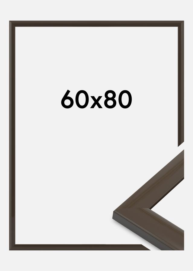 Cadre Dorset Verre Acrylique gris foncé 60x80 cm