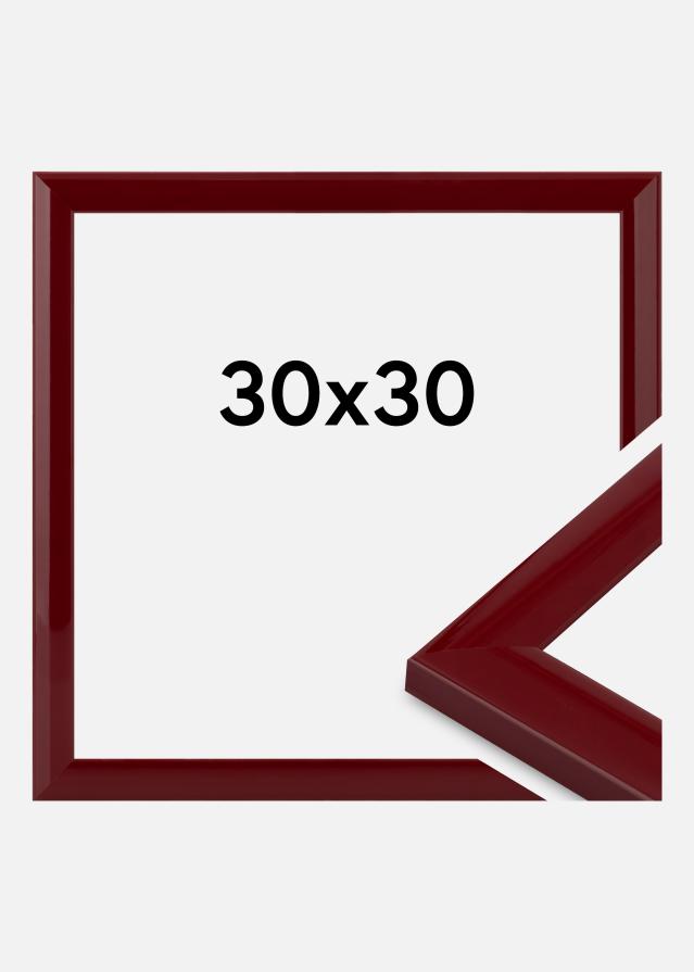 Cadre Dorset Verre Acrylique Rouge Foncé 30x30 cm